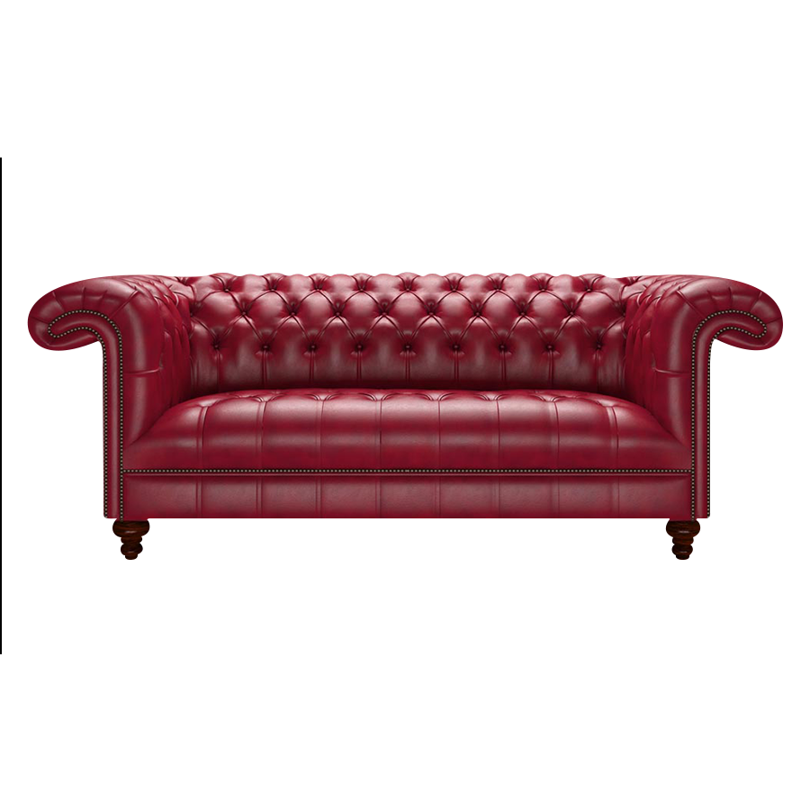 Nelson 3 Sits Chesterfield Soffa Old English Gamay