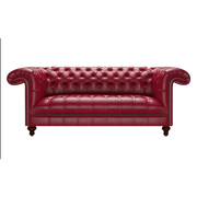 Nelson 3 Sits Chesterfield Soffa Old English Gamay