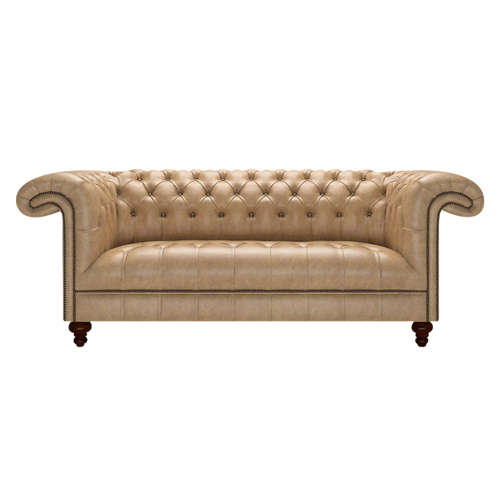 Nelson 3 Sits Chesterfield Soffa Old English Parchment