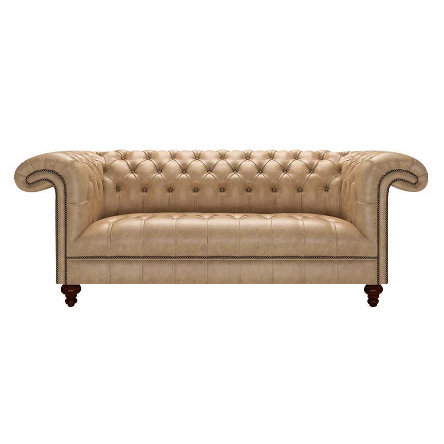 Nelson 3 Sits Chesterfield Soffa Old English Parchment