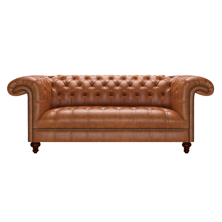 Nelson 3 Sits Chesterfield Soffa Old English Saddle