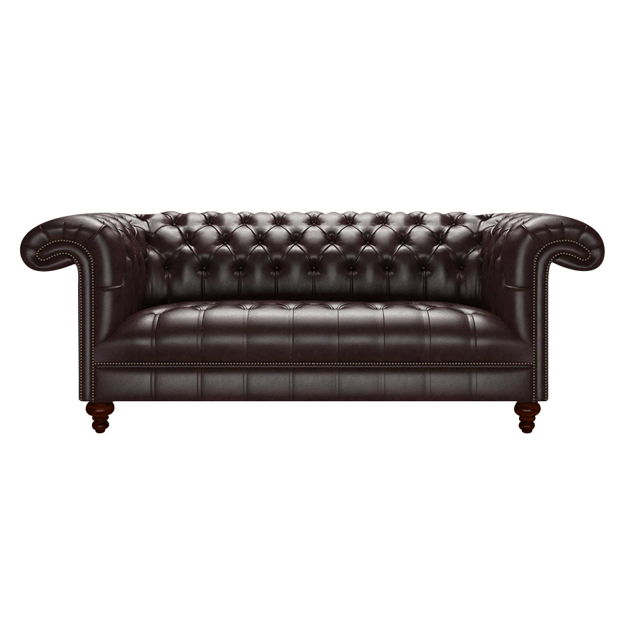 Nelson 3 Sits Chesterfield Soffa Old English Smoke