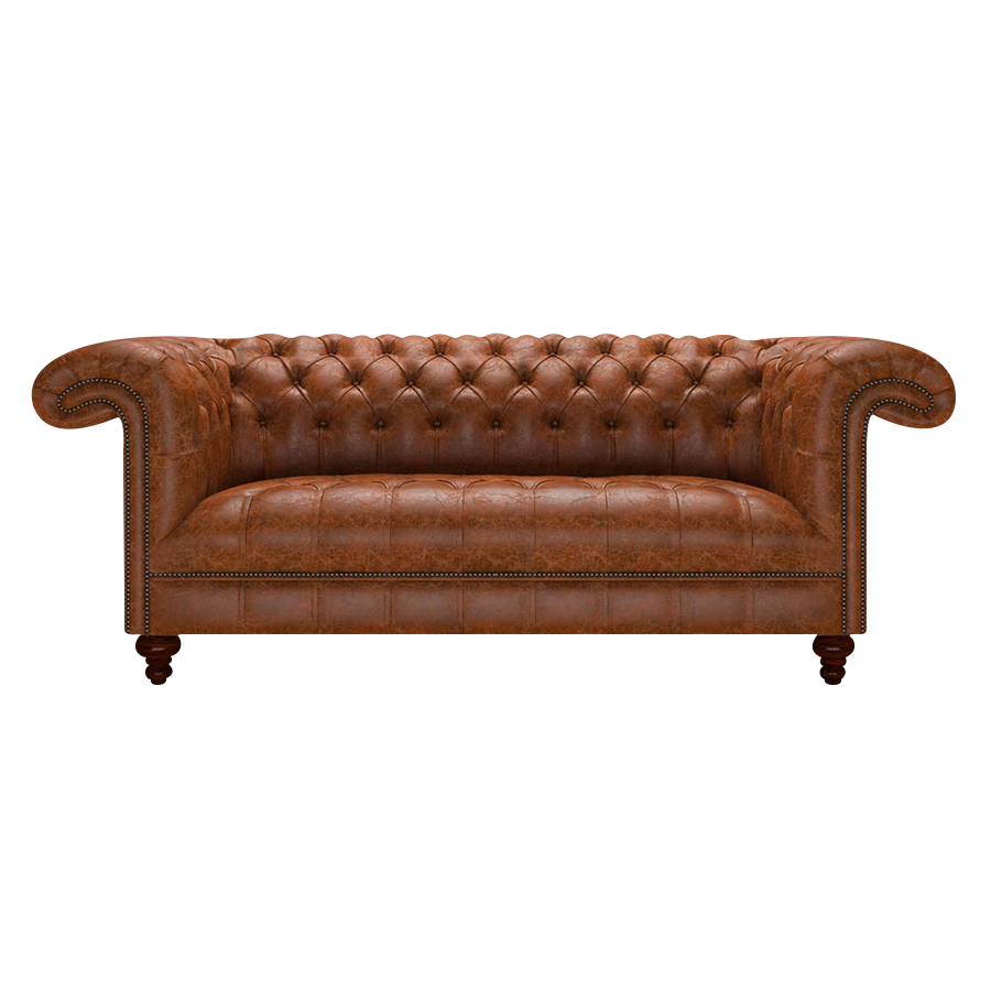 Nelson 3 Sits Chesterfield Soffa Tudor Chestnut