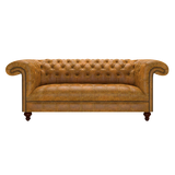 Nelson 3 Sits Chesterfield Soffa Tudor Mustard