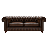 Raleigh 3 Sits Chesterfield Soffa Antique Autumn Tan