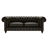 Raleigh 3 Sits Chesterfield Soffa Antique Olive