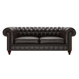 Raleigh 3 Sits Chesterfield Soffa Birch Brown