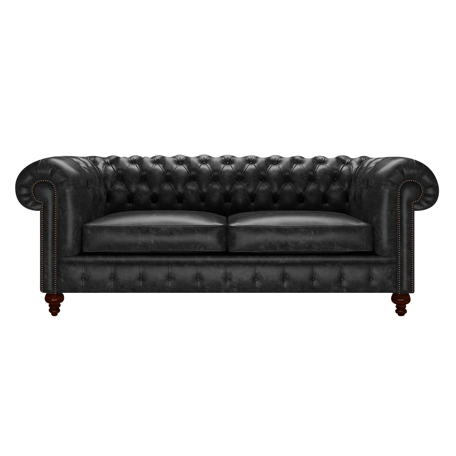 Raleigh 3 Sits Chesterfield Soffa Etna Black