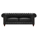 Raleigh 3 Sits Chesterfield Soffa Etna Black