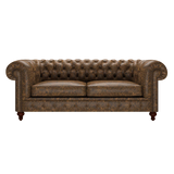 Raleigh 3 Sits Chesterfield Soffa Etna Brandy