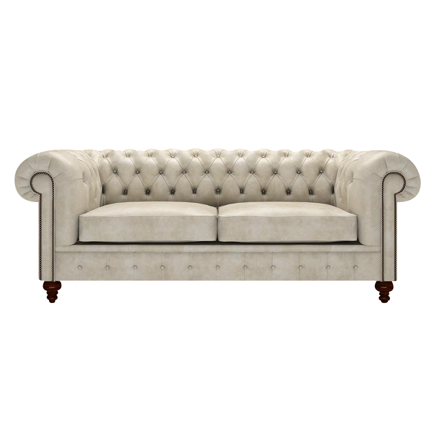 Ladda upp bild till gallerivisning, Raleigh 3 Sits Chesterfield Soffa Etna Cream
