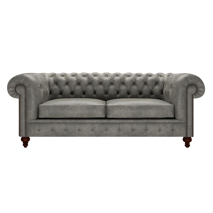 Raleigh 3 Sits Chesterfield Soffa Etna Grey