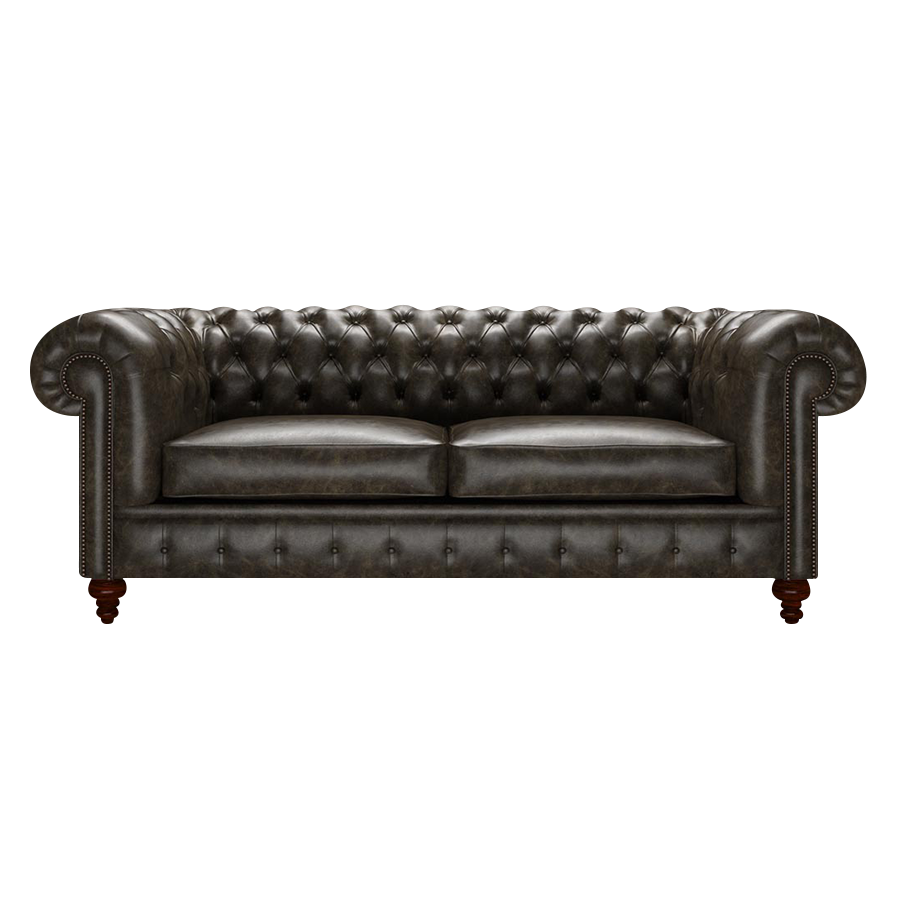 Ladda upp bild till gallerivisning, Raleigh 3 Sits Chesterfield Soffa Old English Alga
