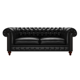 Raleigh 3 Sits Chesterfield Soffa Old English Black