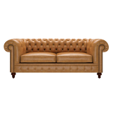 Raleigh 3 Sits Chesterfield Soffa Old English Buckskin