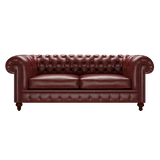 Raleigh 3 Sits Chesterfield Soffa Old English Chestnut