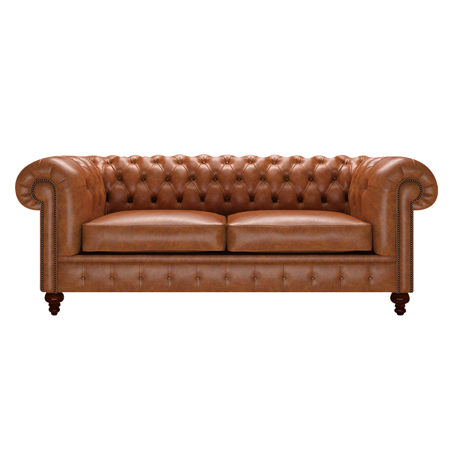 Raleigh 3 Sits Chesterfield Soffa Old English Saddle