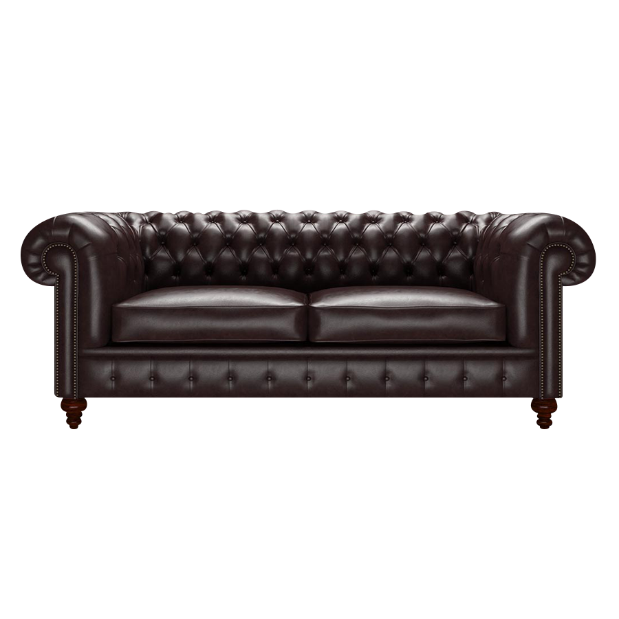 Raleigh 3 Sits Chesterfield Soffa Old English Smoke