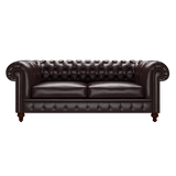 Raleigh 3 Sits Chesterfield Soffa Old English Smoke