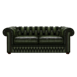 Shackleton 3 Sits Chesterfield Soffa Antique Green
