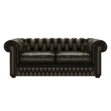 Shackleton 3 Sits Chesterfield Soffa Antique Olive
