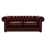 Shackleton 3 Sits Chesterfield Soffa Antique Red