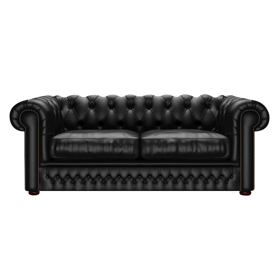 Shackleton 3 Sits Chesterfield Soffa Birch Black
