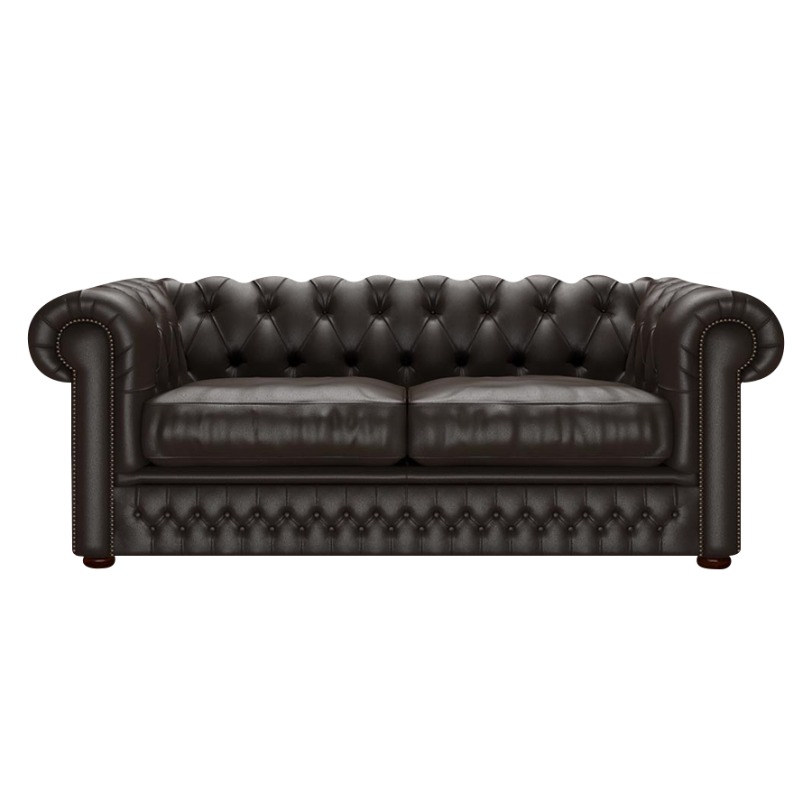 Shackleton 3 Sits Chesterfield Soffa Birch Brown