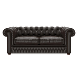 Shackleton 3 Sits Chesterfield Soffa Birch Brown