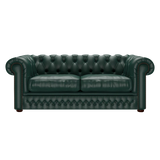 Shackleton 3 Sits Chesterfield Soffa Birch Forest Green