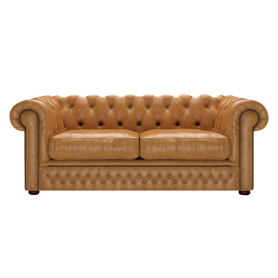 Shackleton 3 Sits Chesterfield Soffa Old English Buckskin