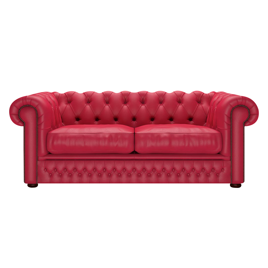 Shackleton 3 Sits Chesterfield Soffa Shelly Flame Red