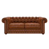 Shackleton 3 Sits Chesterfield Soffa Tudor Chestnut