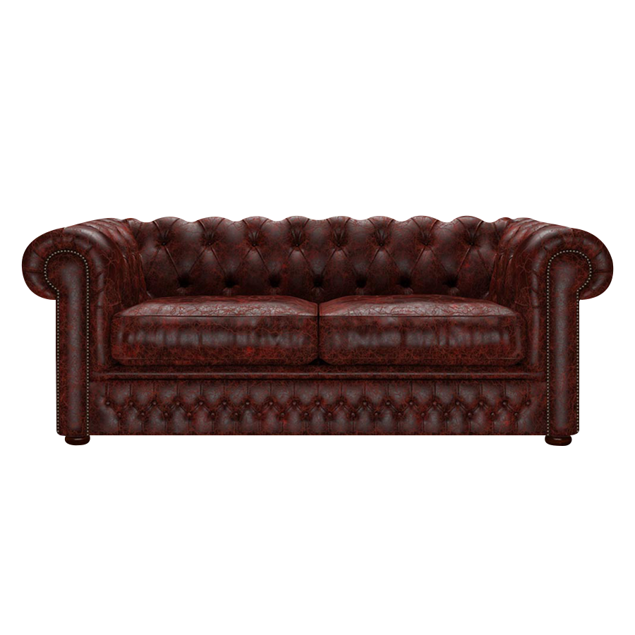 Shackleton 3 Sits Chesterfield Soffa Tudor Oxblood