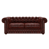 Shackleton 3 Sits Chesterfield Soffa Tudor Oxblood