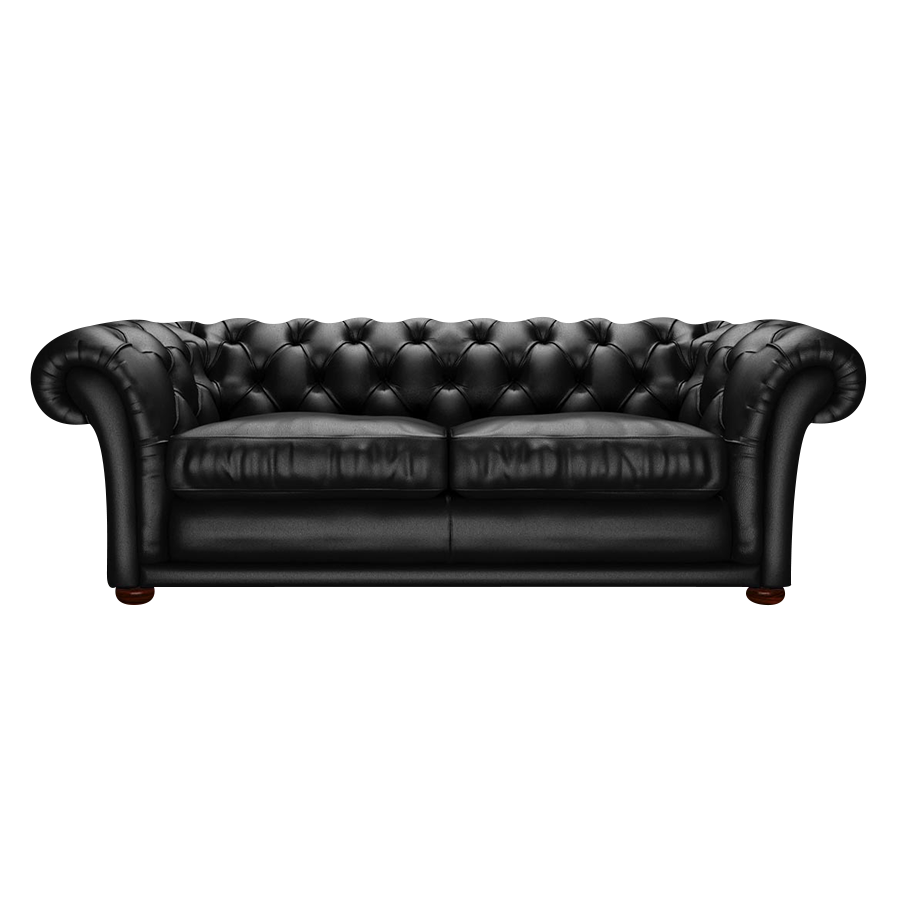 Shakespeare 3 Sits Chesterfield Soffa Birch Black