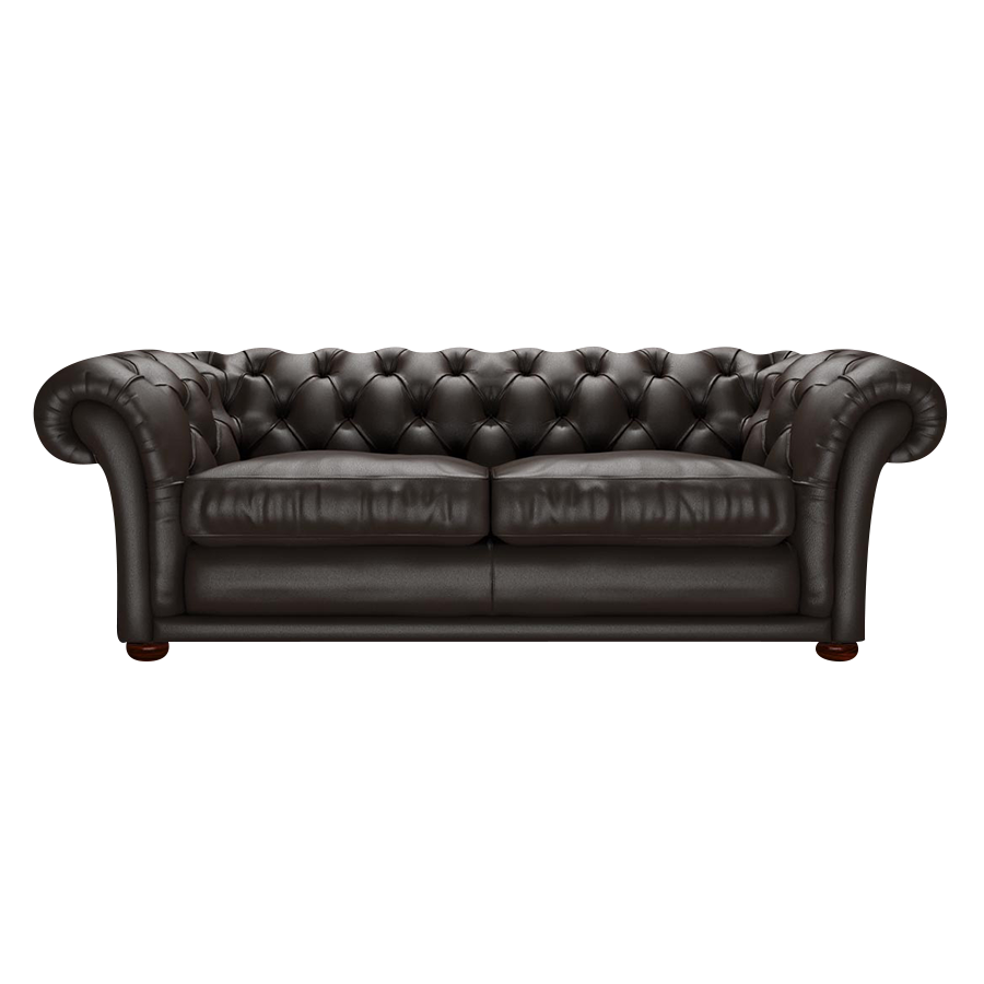 Shakespeare 3 Sits Chesterfield Soffa Birch Brown