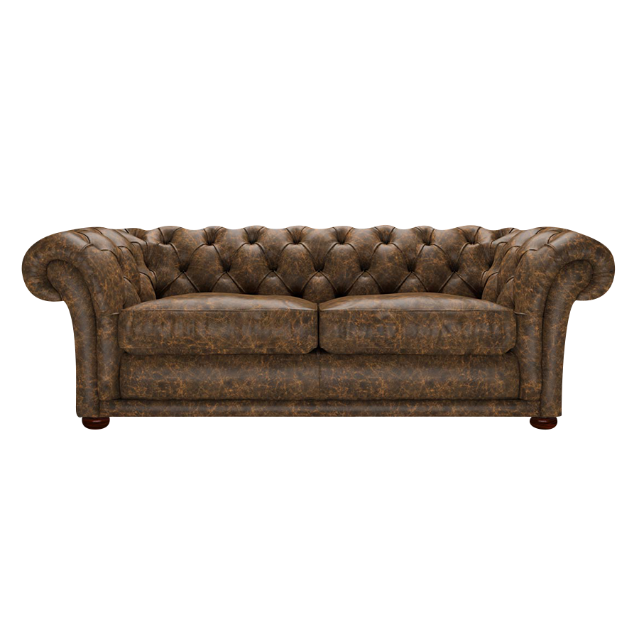 Shakespeare 3 Sits Chesterfield Soffa Etna Brandy