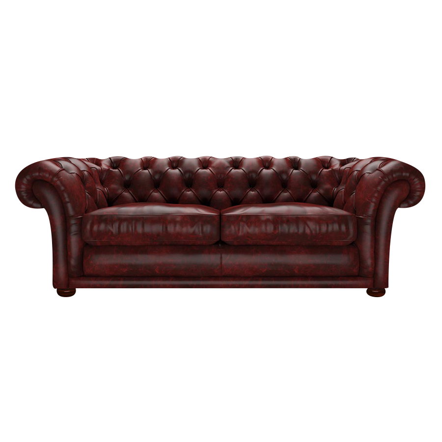 Shakespeare 3 Sits Chesterfield Soffa Etna Red