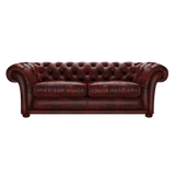 Shakespeare 3 Sits Chesterfield Soffa Etna Red