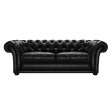 Shakespeare 3 Sits Chesterfield Soffa Old English Black