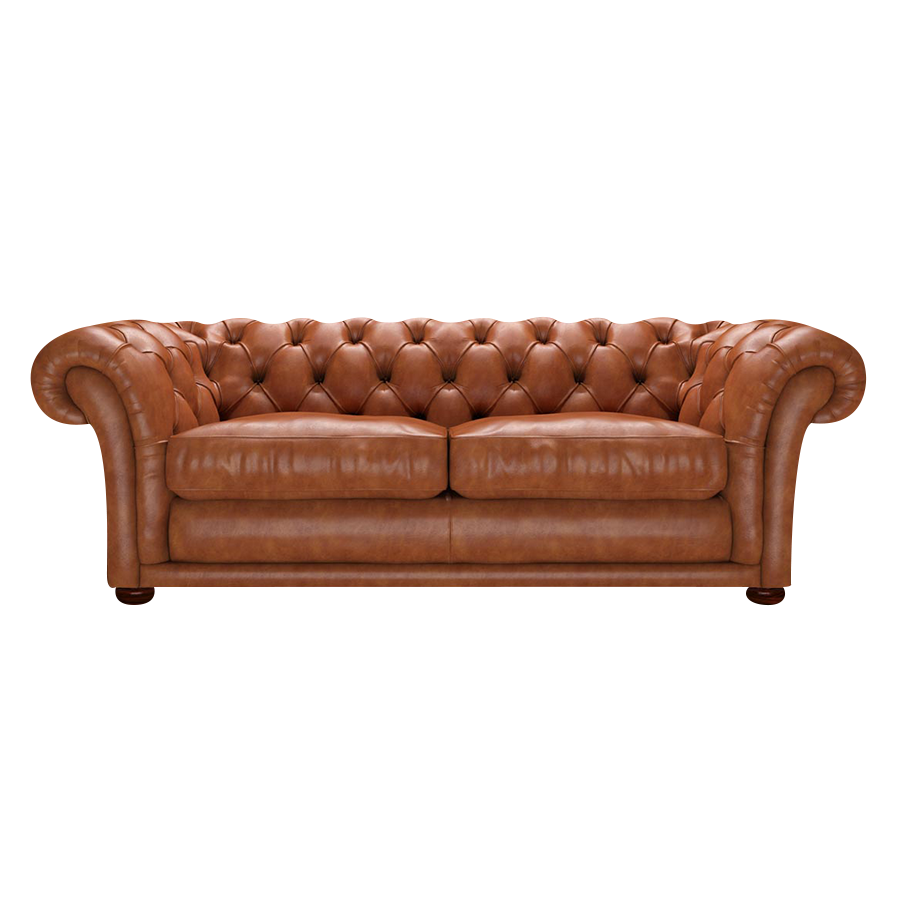 Shakespeare 3 Sits Chesterfield Soffa Old English Bruciato