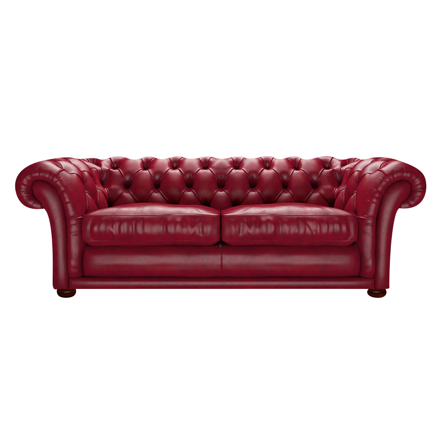 Shakespeare 3 Sits Chesterfield Soffa Old English Gamay