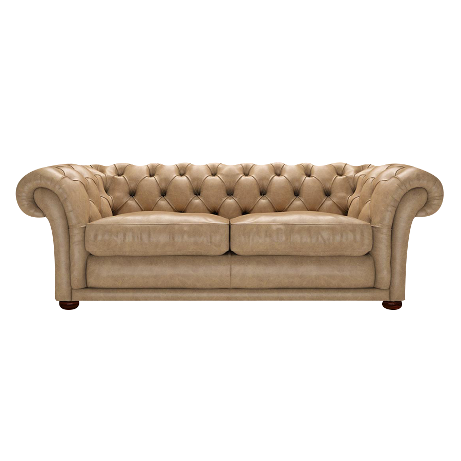 Shakespeare 3 Sits Chesterfield Soffa Old English Parchment
