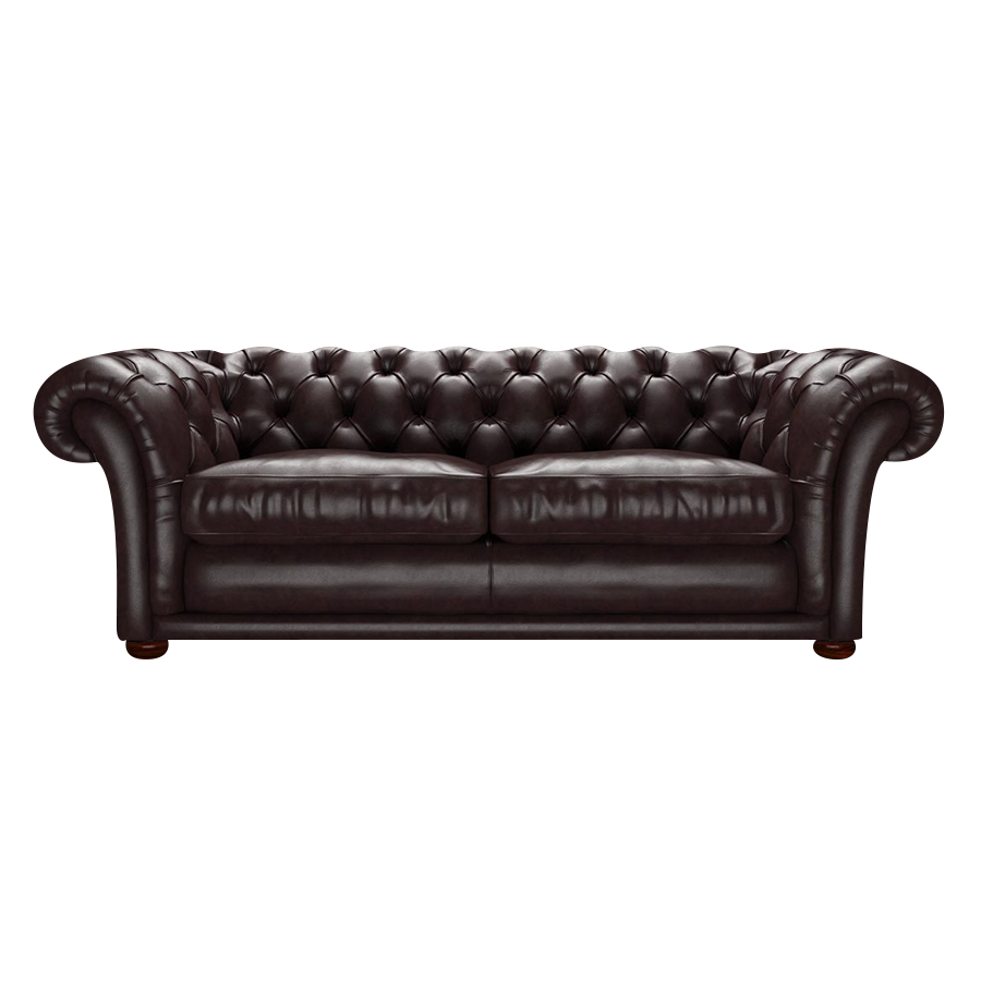 Shakespeare 3 Sits Chesterfield Soffa Old English Smoke