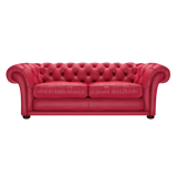Shakespeare 3 Sits Chesterfield Soffa Shelly Flame Red