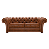 Shakespeare 3 Sits Chesterfield Soffa Tudor Chestnut