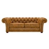 Shakespeare 3 Sits Chesterfield Soffa Tudor Mustard