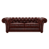 Shakespeare 3 Sits Chesterfield Soffa Tudor Oxblood