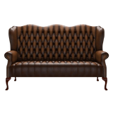 Wade 3 Sits Chesterfield Soffa Antique Autumn Tan